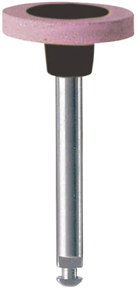 Alpen Polisher Ceramic Plus Wheel, Fine Grit, RA (Right Angle) Shank, 5/Pkg, 230343RA