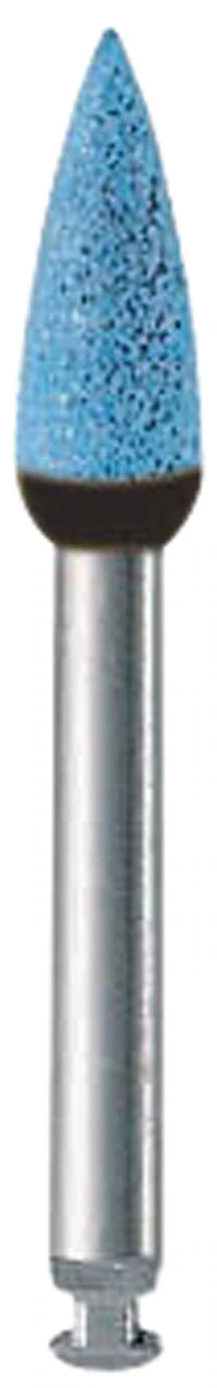 Alpen Polisher Ceramic Plus, Flame Shape, Medium Grit, HP Shank, 5/Pkg, 230315HP