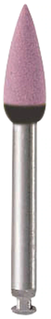 Coltene Alpen Ceramic Plus Polisher, Flame Shape, Fine Grit, HP Shank, 5/Pkg, Ref 230333HP