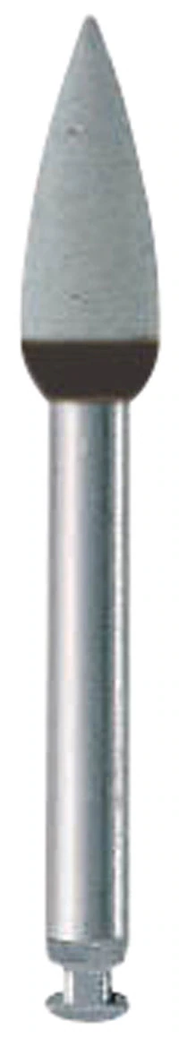Alpen Polisher Ceramic Plus, Flame Shape, Ultra Fine Grit, HP Shank, 5/Pkg, Ref 230351HP