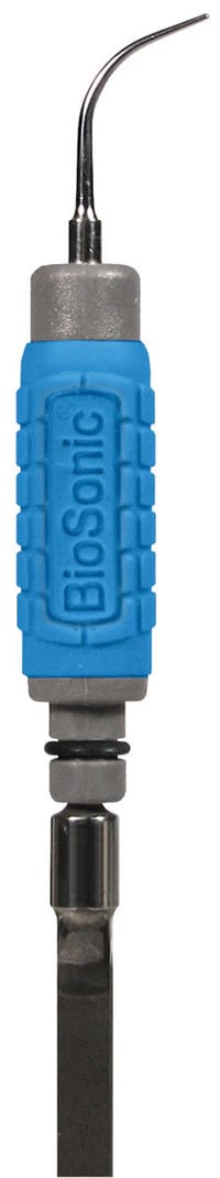 BioSonic Insert #10 SuperSoft 25kHz Universal Ultrasonic Scaler Insert, Straight, Blue, 1 pc