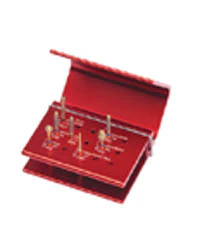Alpen Crown and Bridge Preparation Kit, 7 FG Diamond Burs with Bur Block, R1005