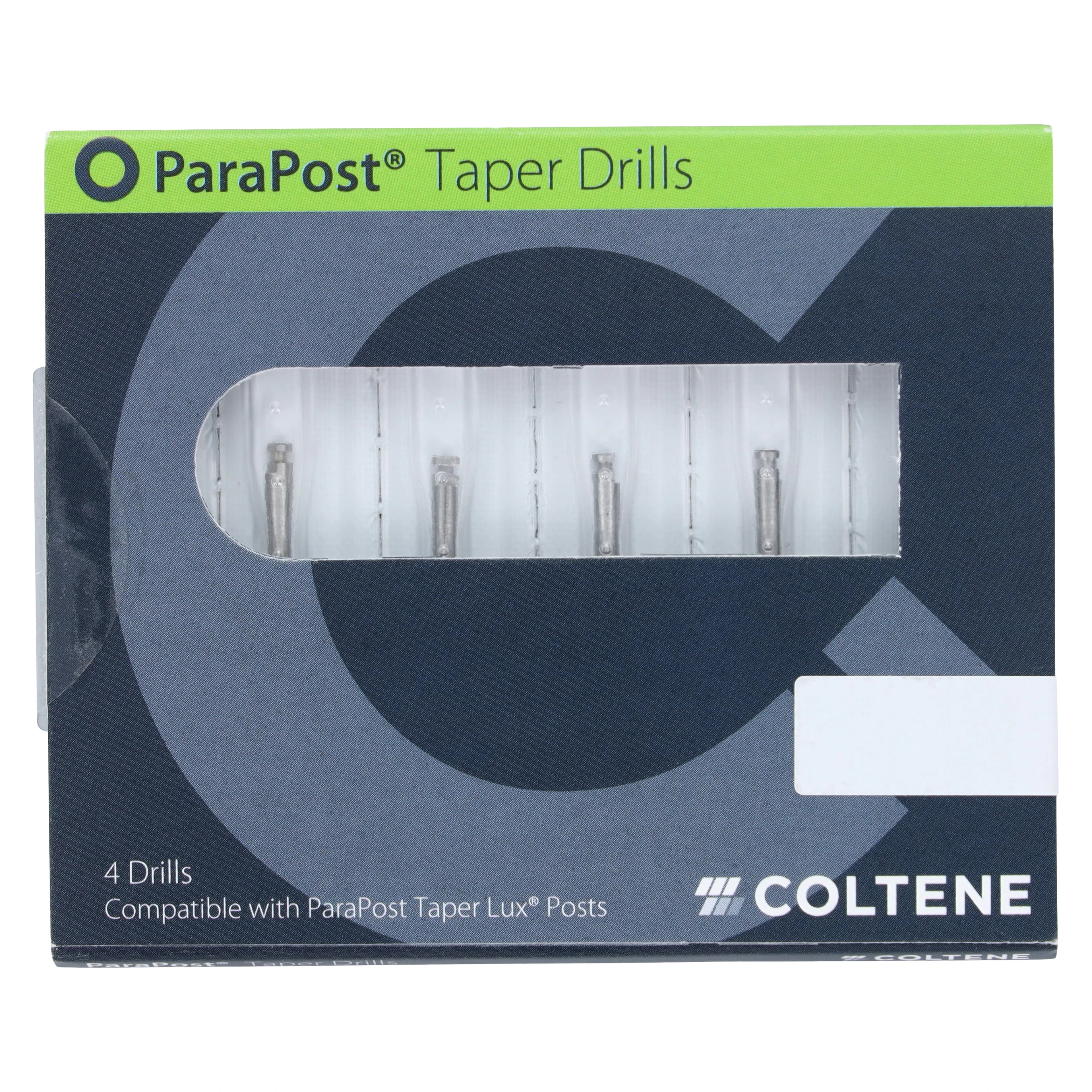 ParaPost Taper Lux Drills Assortment, 4/Pk (1 Each Size 4.5, 5, 5.5, 6), P82A