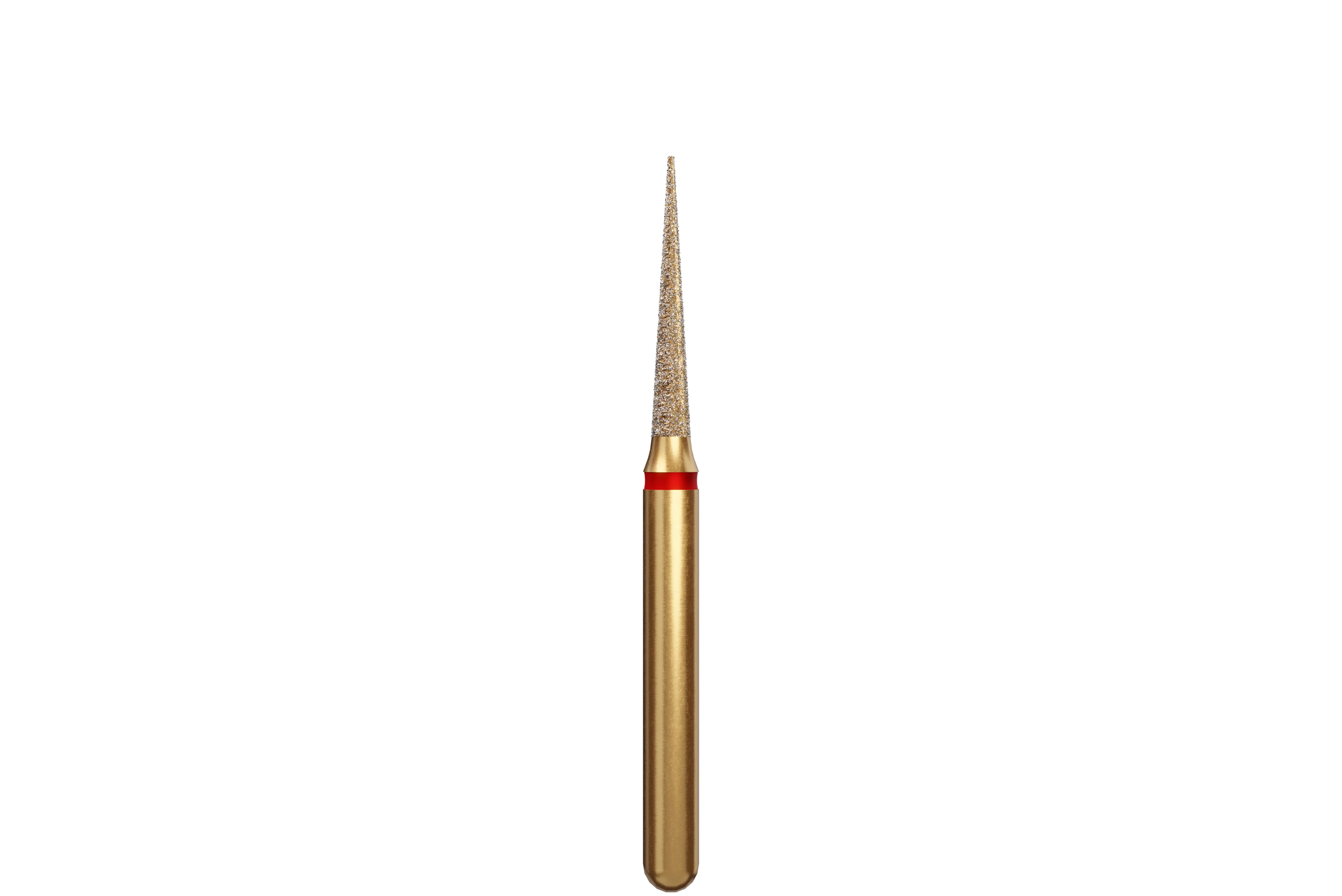 Alpen Multilayer Diamond Bur, FG, Flame/Needle Shape, #858, 1.4 mm, Fine Grit, Red, 5/Pk, R858F014FG