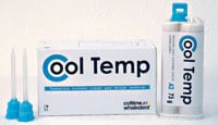 Cool Temp Natural Automix Temporary Crown & Bridge Material, Shade A2, 50 ml Cartridge Refill with 10 Mixing Tips, 5805