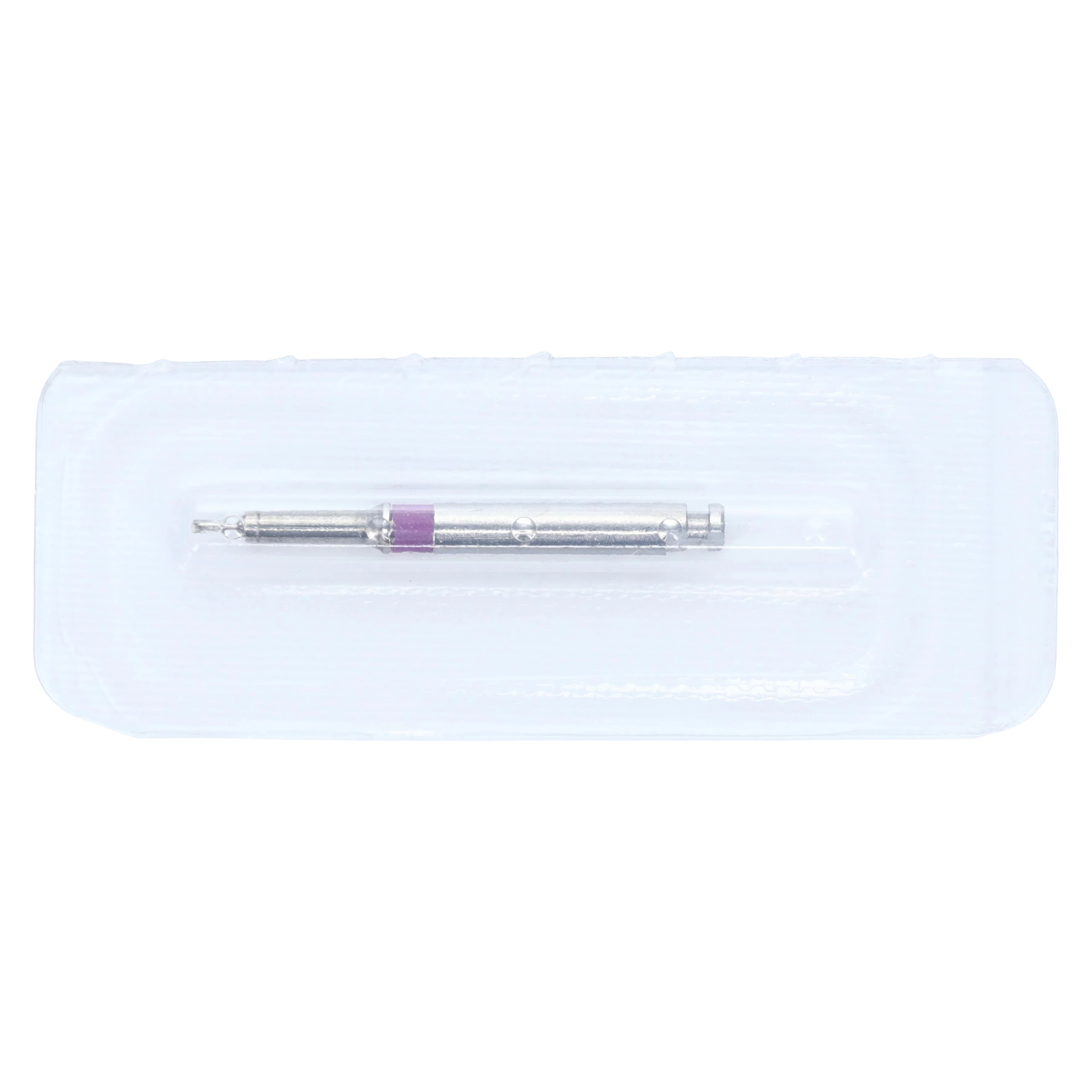 Coltene Max M-92 Restorative Pin Drill, 0.021" x 0.095" (0.525 mm x 2.4 mm), Purple, Depth-Limiting, Pack of 5