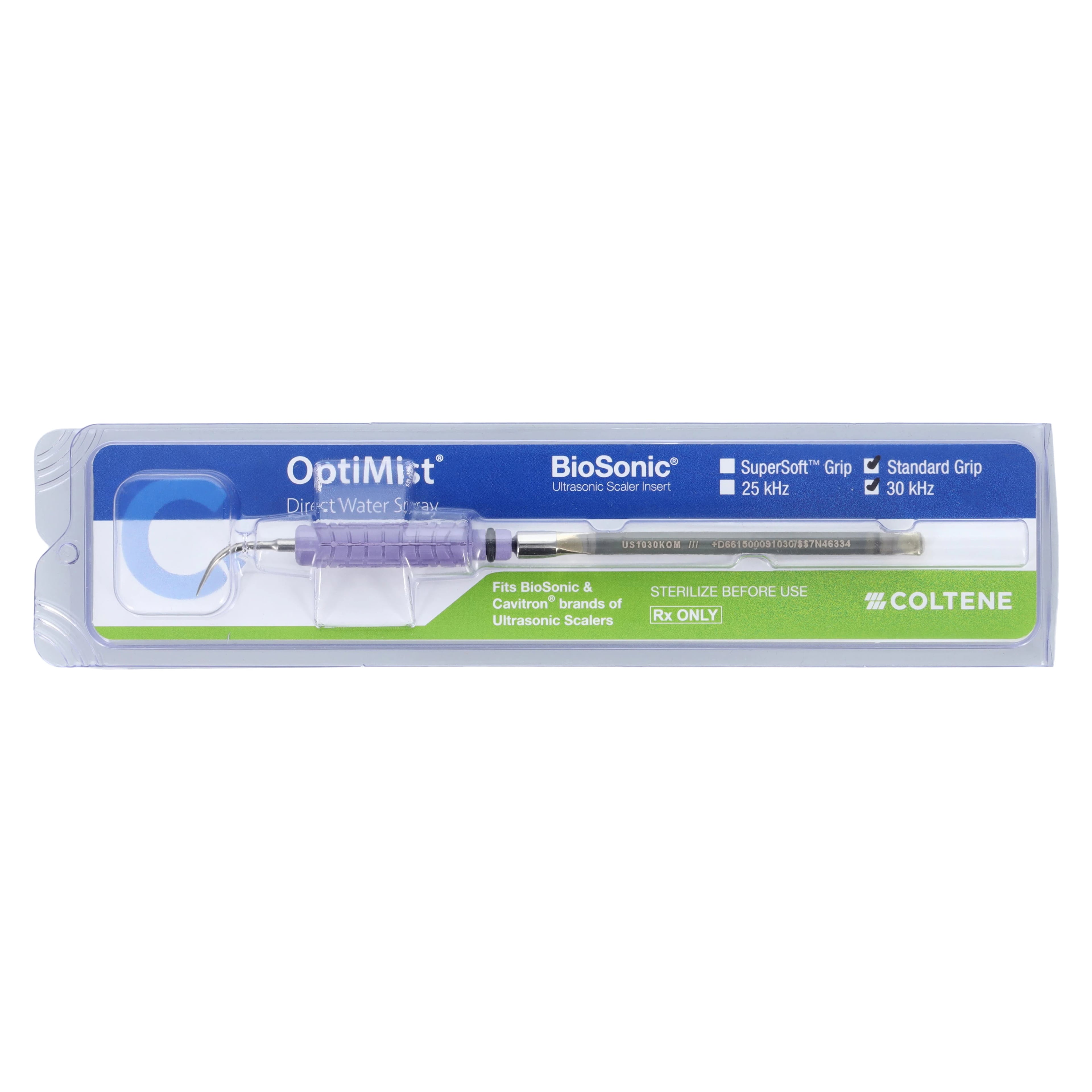 BioSonic OptiMist Insert #10 Universal, 30 kHz, Purple