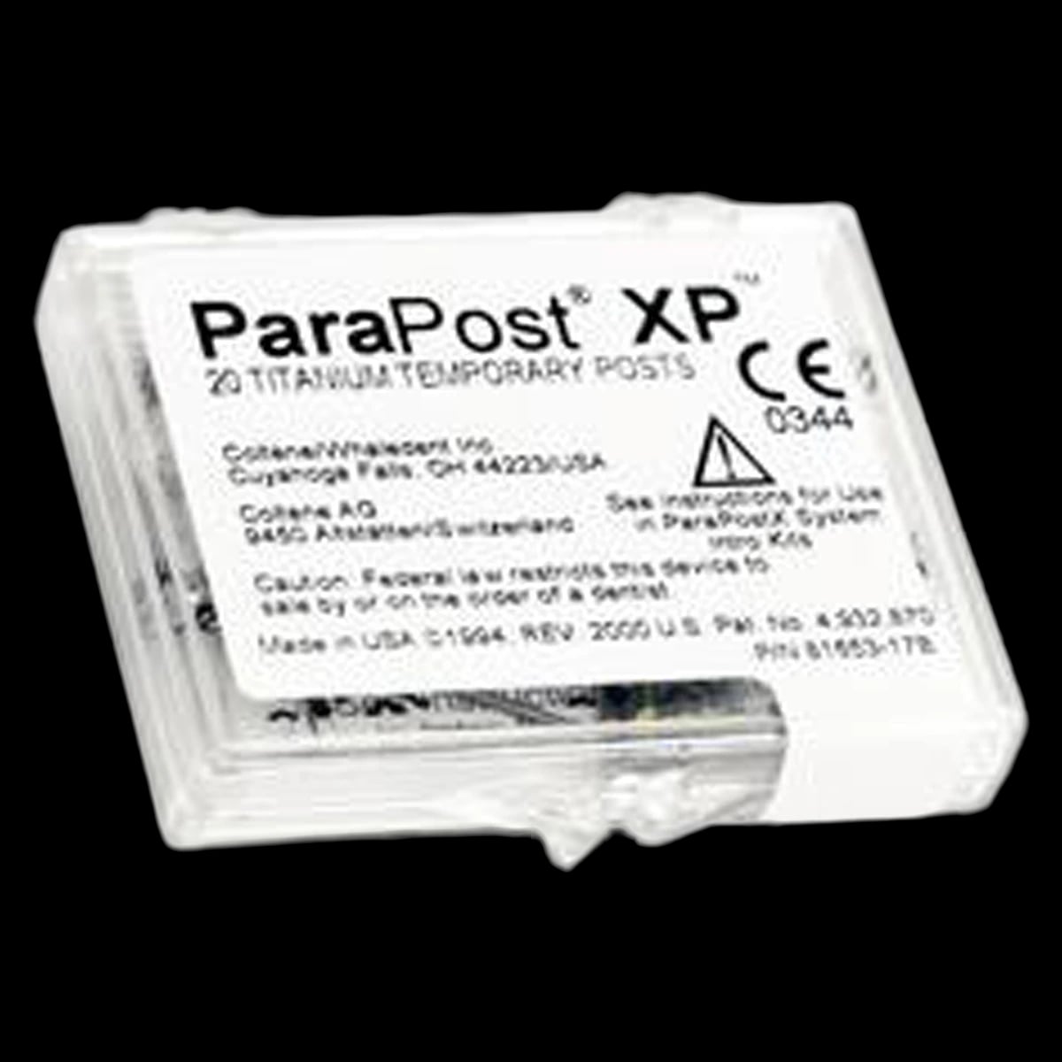 ParaPost XP Titanium Temporary Post, Size 7 (0.070"/1.75mm), Green, 20/Pk, P7467
