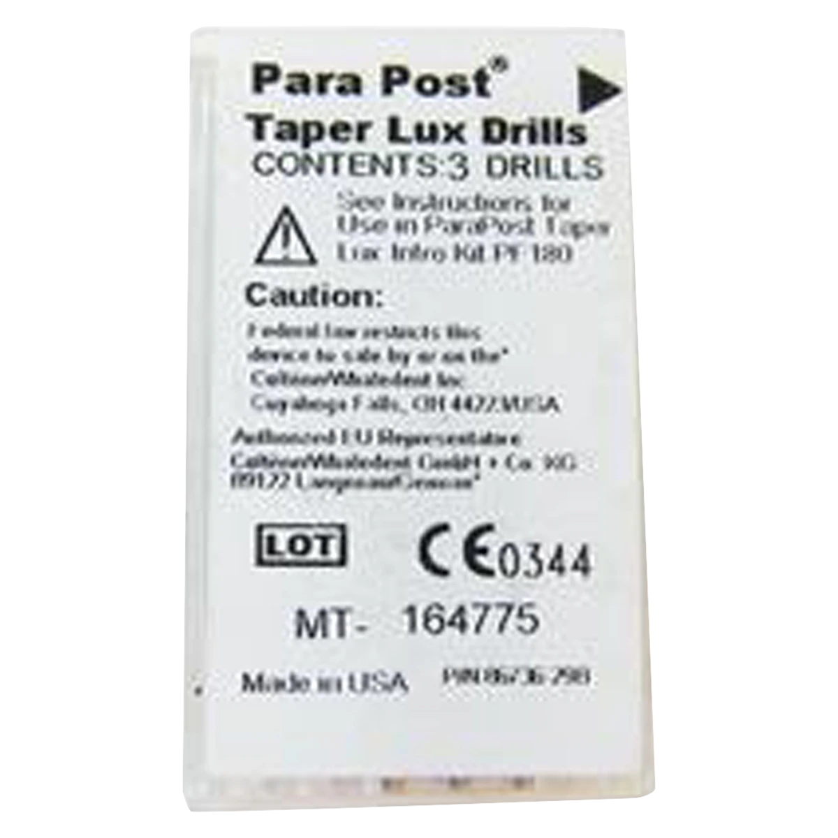 ParaPost Taper Lux Drill Refill, Size 5 (1.25mm), Red/Black, 3/Pk, P825
