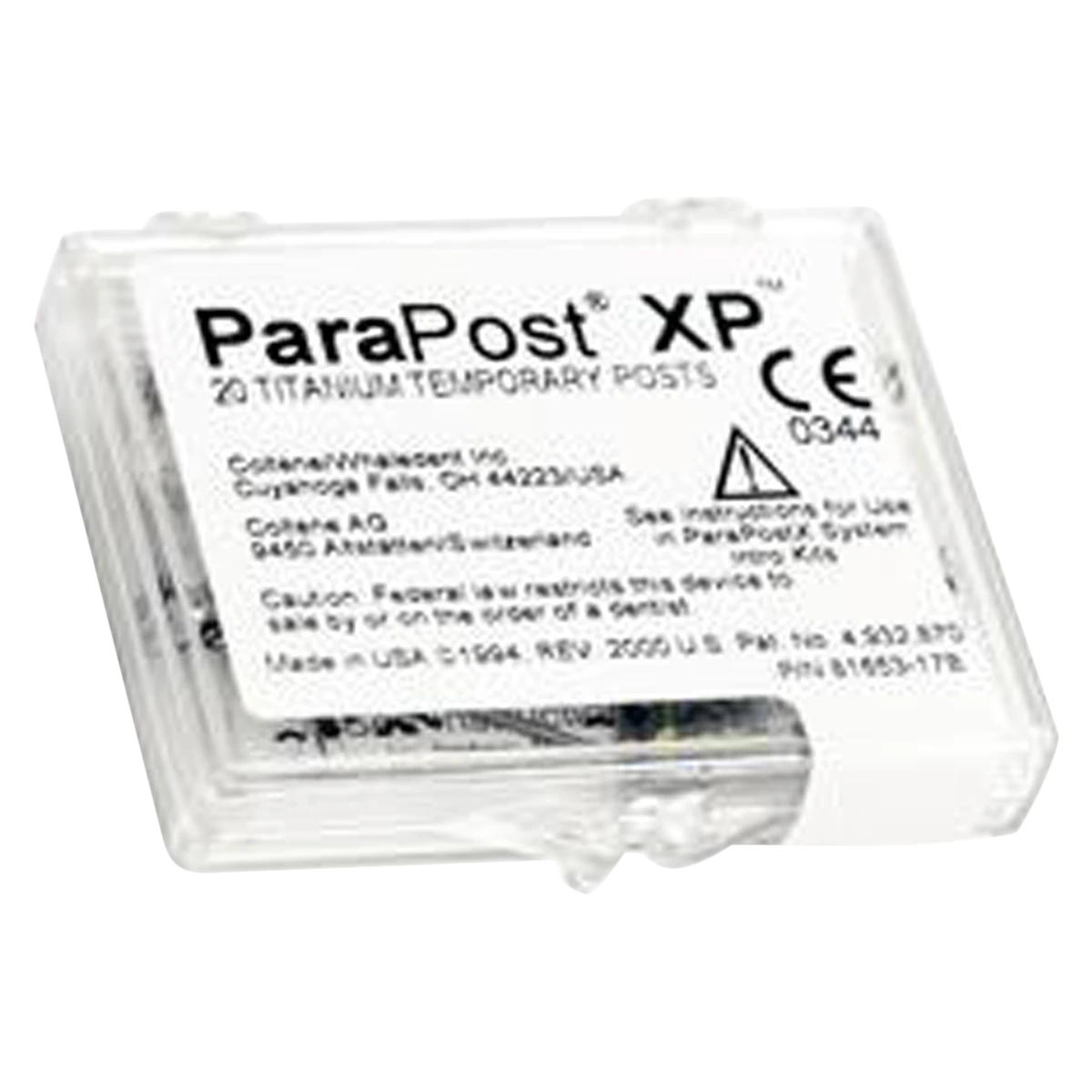 ParaPost XP Titanium Temporary Posts, Size 4.5 (0.045"/1.14 mm), Blue, 20/Pk, P74645