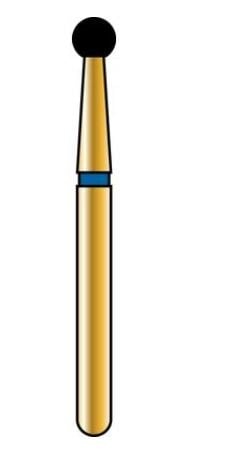 Alpen® Diamonds Super Coarse Round Diamond Bur, FG, #801-021, 5/Pack