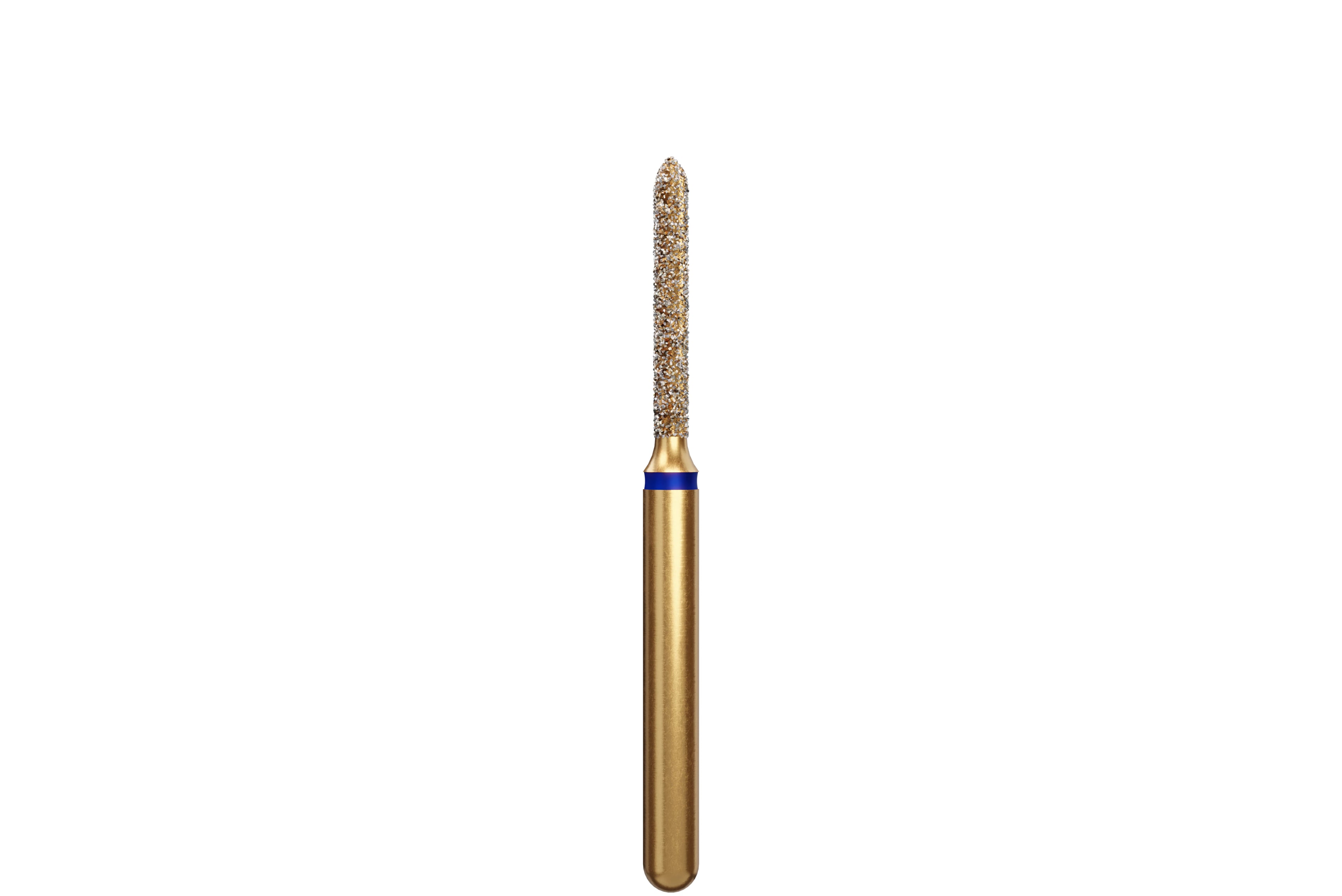 Alpen Multilayer Diamond Bur FG 878-012C, Coarse, Beveled Cylinder, Friction Grip, 5/Pk