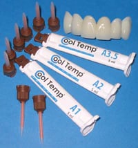 Cool Temp Natural A1 Automix Syringe Refill, 2 x 5 mL Syringes with 8 Mixing Tips