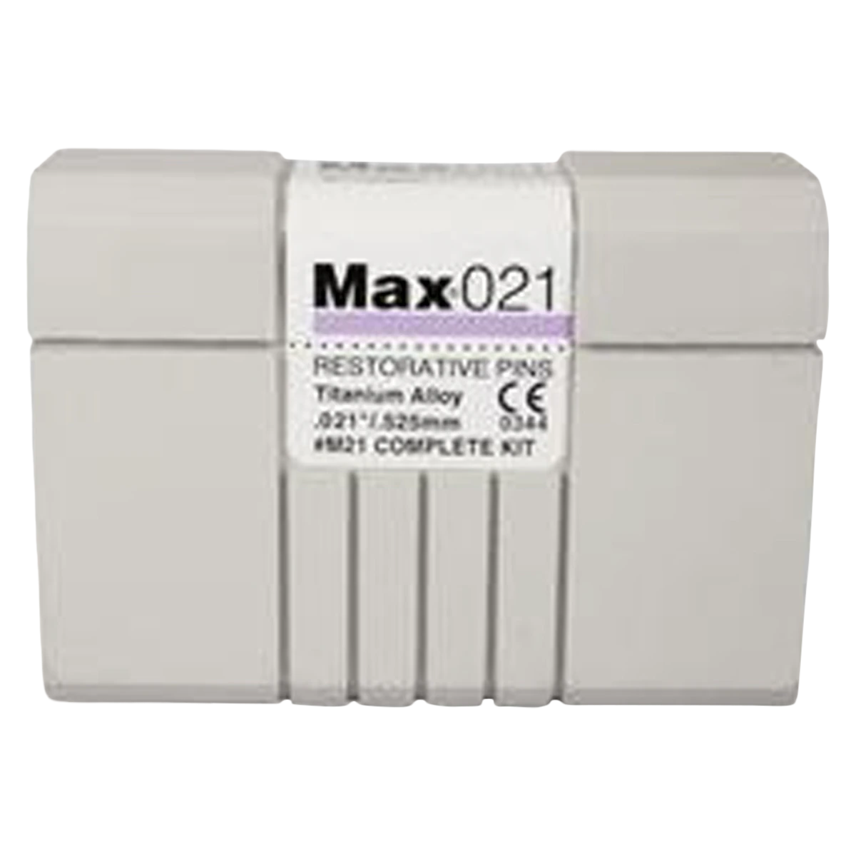 Max Restorative Pins, Titanium Alloy, Complete Kit, 0.021" (0.525 mm), Purple, M21