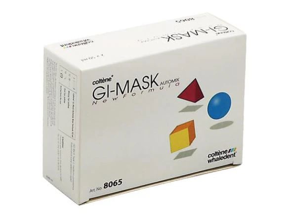 Coltene GI-MASK Automix New Formula Gingival Mask Refill Kit, 2 x 50 ml Cartridges, 12 Mixing Tips, 12 Intra-Oral Tips, C8065