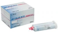 Coltene Jet Blue Bite Bite Registration Vinylpolysiloxane, Super Fast Set, 50 mL Cartridges, 4-Pack Refill (C6497)