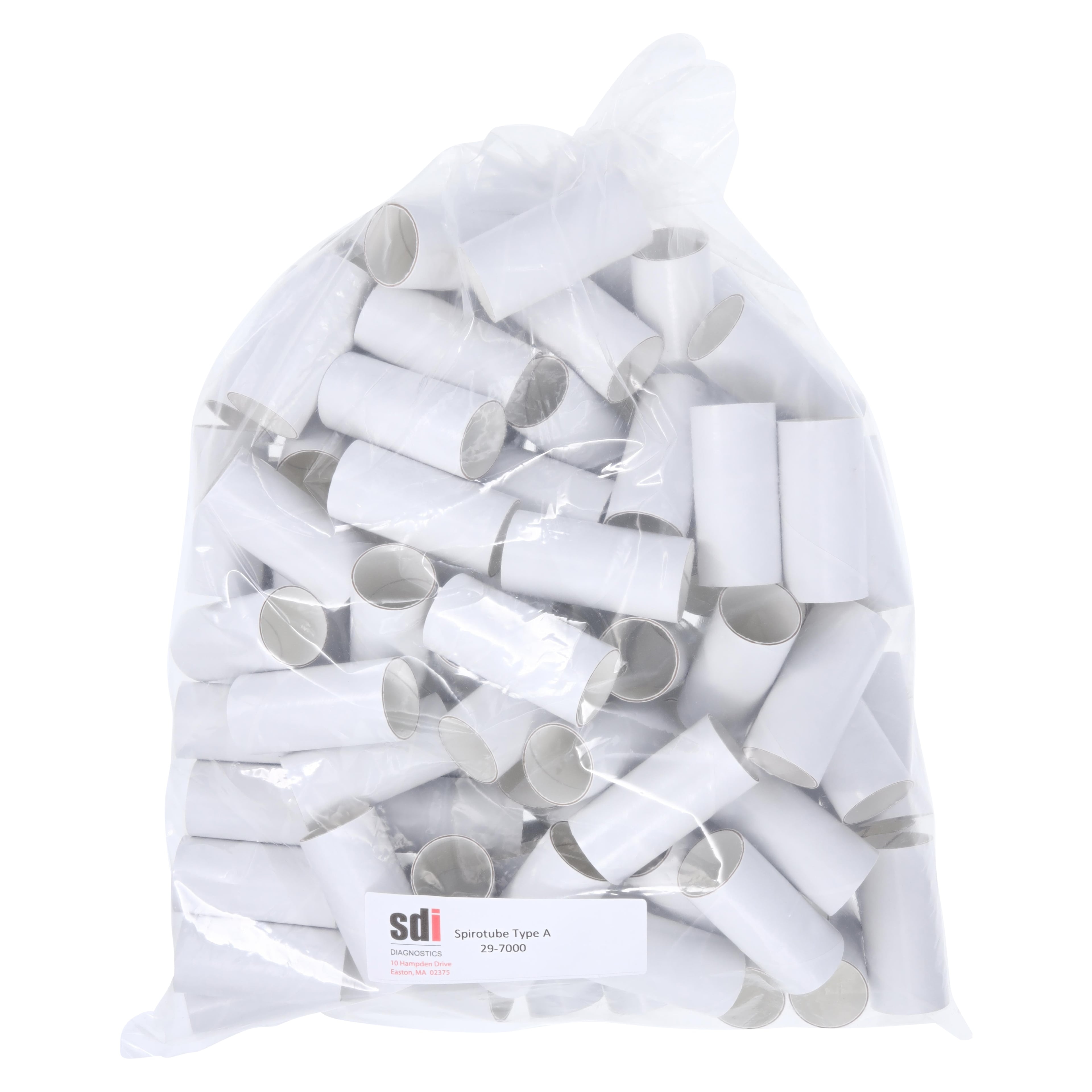 SDI Diagnostics SpiroTube Type A Mouthpiece for Peak Flow Meter, 100/Box