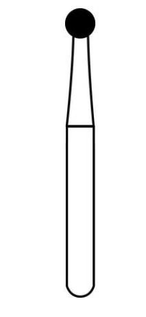 Alpen SteriX Sterile Carbide Bur, RA (Right Angle), #8 Round, 2.3 mm, 10/Pk