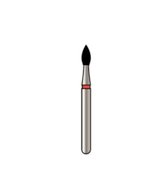 Alpen X1 Single-Use Diamond Bur, FG #368-016, Football Shape, Coarse Grit, 1.6mm Diameter, 3.5mm Length, Green Ring, 25/Bx, X368C016