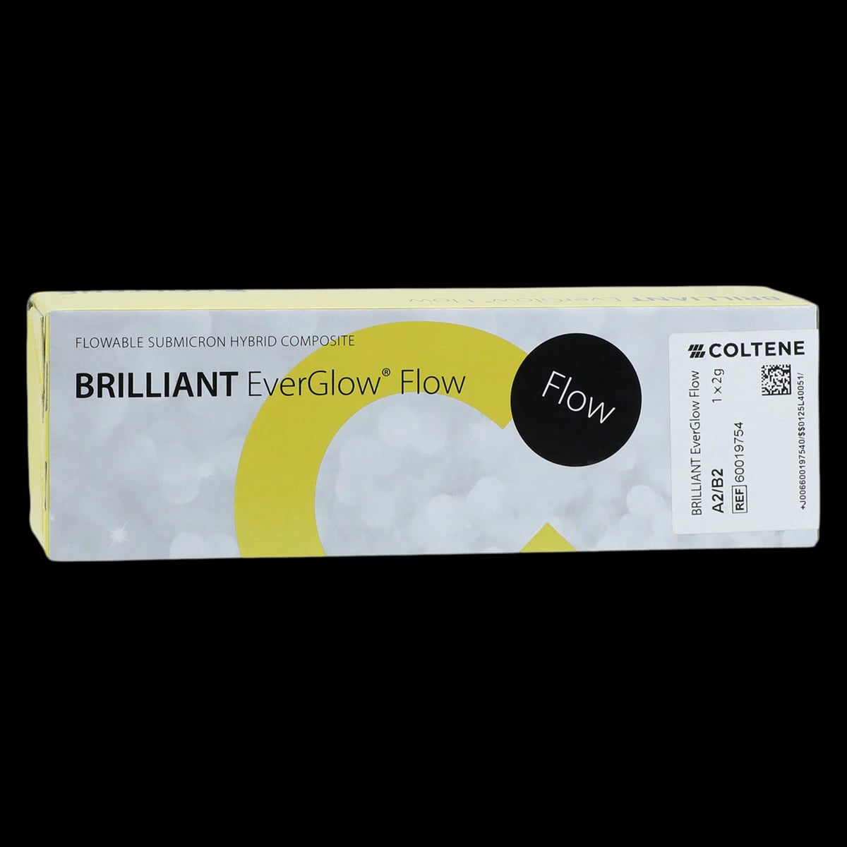 BRILLIANT EverGlow Flow Flowable Composite Syringe Refill, Shade A2/B2, 2 g, 60019754