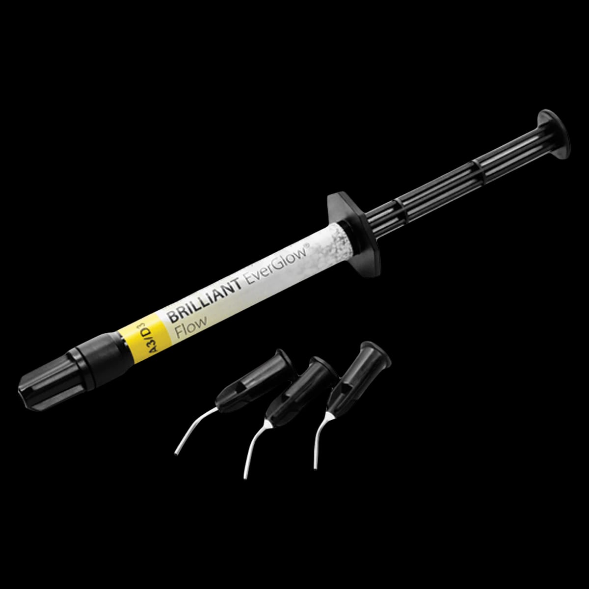 BRILLIANT EverGlow Flow Flowable Composite Syringe Refill, Shade A3/D3, 2 g, 10 Application Needles, 60019755