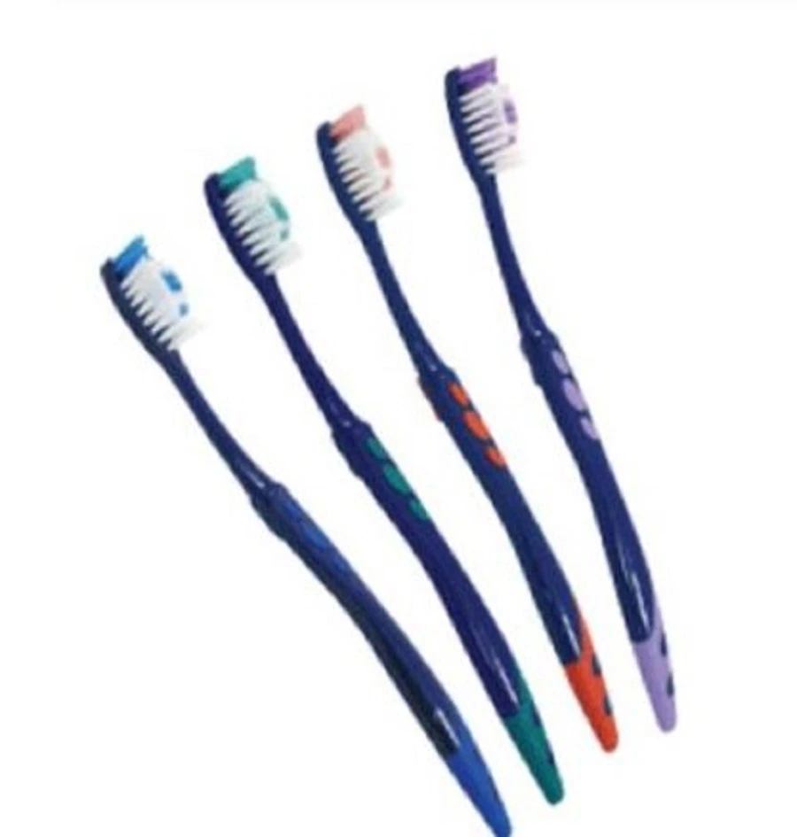 Dr. Fresh Prepasted Disposable Toothbrushes, Individually Wrapped, Assorted Colors, 720/Case (10 Boxes of 72)