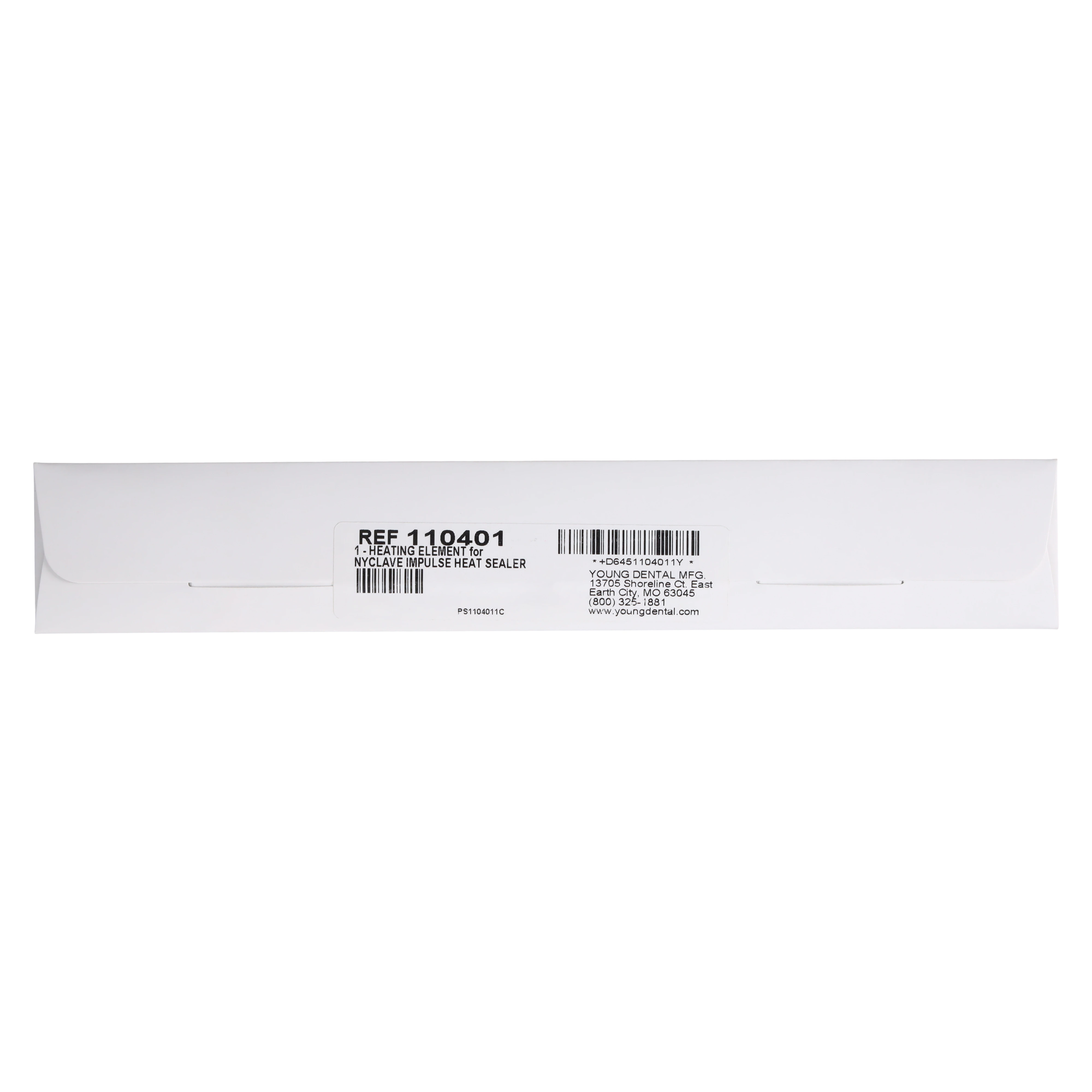 Young Dental Nyclave Impulse Heat Sealer Replacement Heating Element, 110401