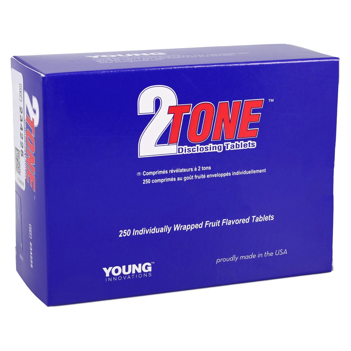 2Tone Disclosing Tablets, Red/Blue, 250/Box, 234225
