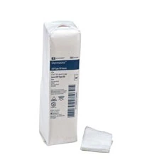Dermacea Gauze Sponge, 100% Cotton, 3x3", 12-Ply, Non-Sterile, USP Type VII, Latex-Free