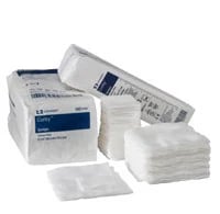 Curity Cellulose/Rayon Blend All Purpose Sponge, 2x2", 8 Ply, Non-Sterile, USP Type VII, Latex-Free