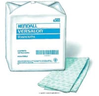 Versalon Disposable Non-Woven Washcloth, Moderate Absorbency, 9-3/8 in x 13-1/2 in, Blue, 500/Case