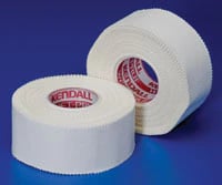 Kendall Waterproof Tape, Cloth, 2" x 10 yd, White, Non-Sterile, 6/Box