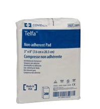 Telfa Ouchless Non-Adherent Dressing, 3" x 8", Non-Sterile, White, Absorbent, Latex-Free