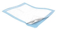 Cardinal Health Wings Extra Incontinence Underpad, 23" x 36", Moderate Fluff Core, Light Blue, 150/Case