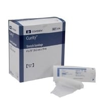 Curity Conforming Bandage, Cotton/Polyester, 4" x 75", 1 Ply, Sterile, 12/Box