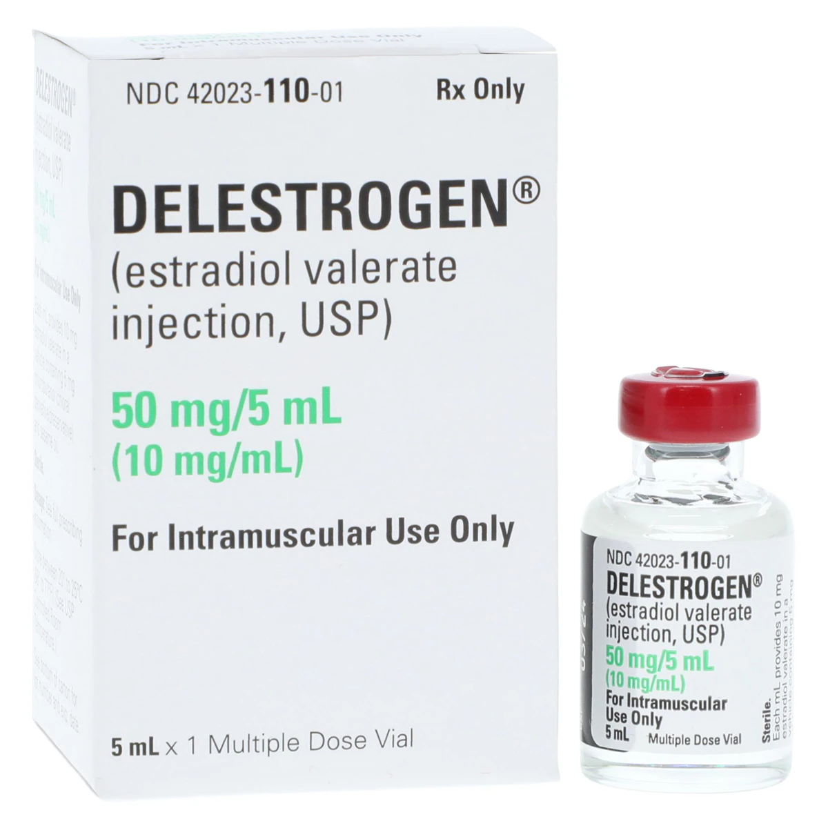 Delestrogen Injection 10mg/mL, Multi-Dose Vial, 5mL, Non-Returnable