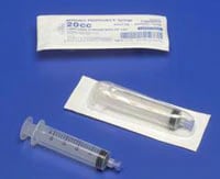 Monoject Softpack Luer Lock Syringe, 20cc, Low Dead Space, Sterile, Without Needle, 40/Box, 1182000777