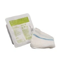 Cardinal Vistec X-Ray Detectable Cotton Gauze Sponge, Type VII, 4x8", 12-Ply, Sterile