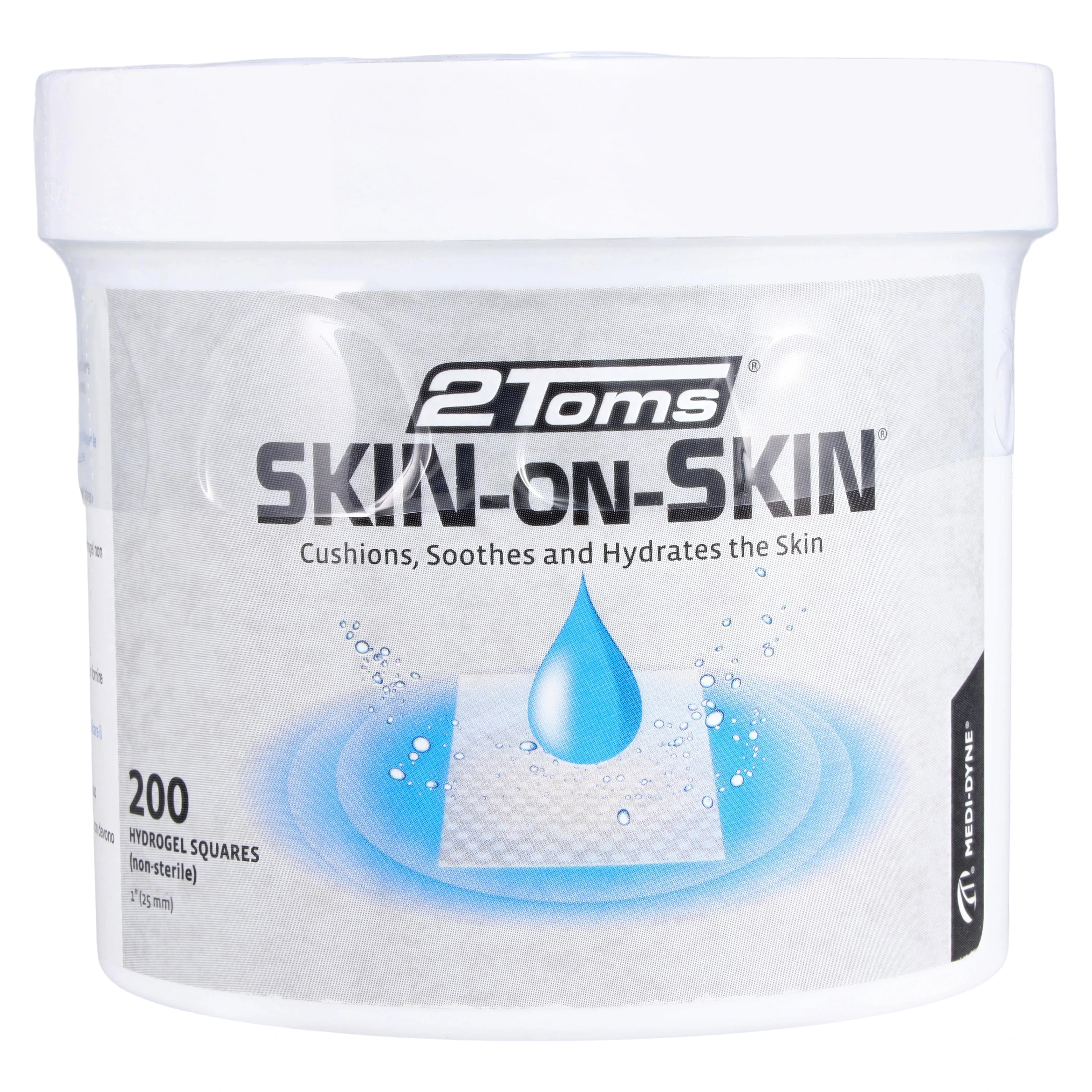 Medi-Dyne Skin-On-Skin Squares Hydrogel/Mesh Dressing, 1"