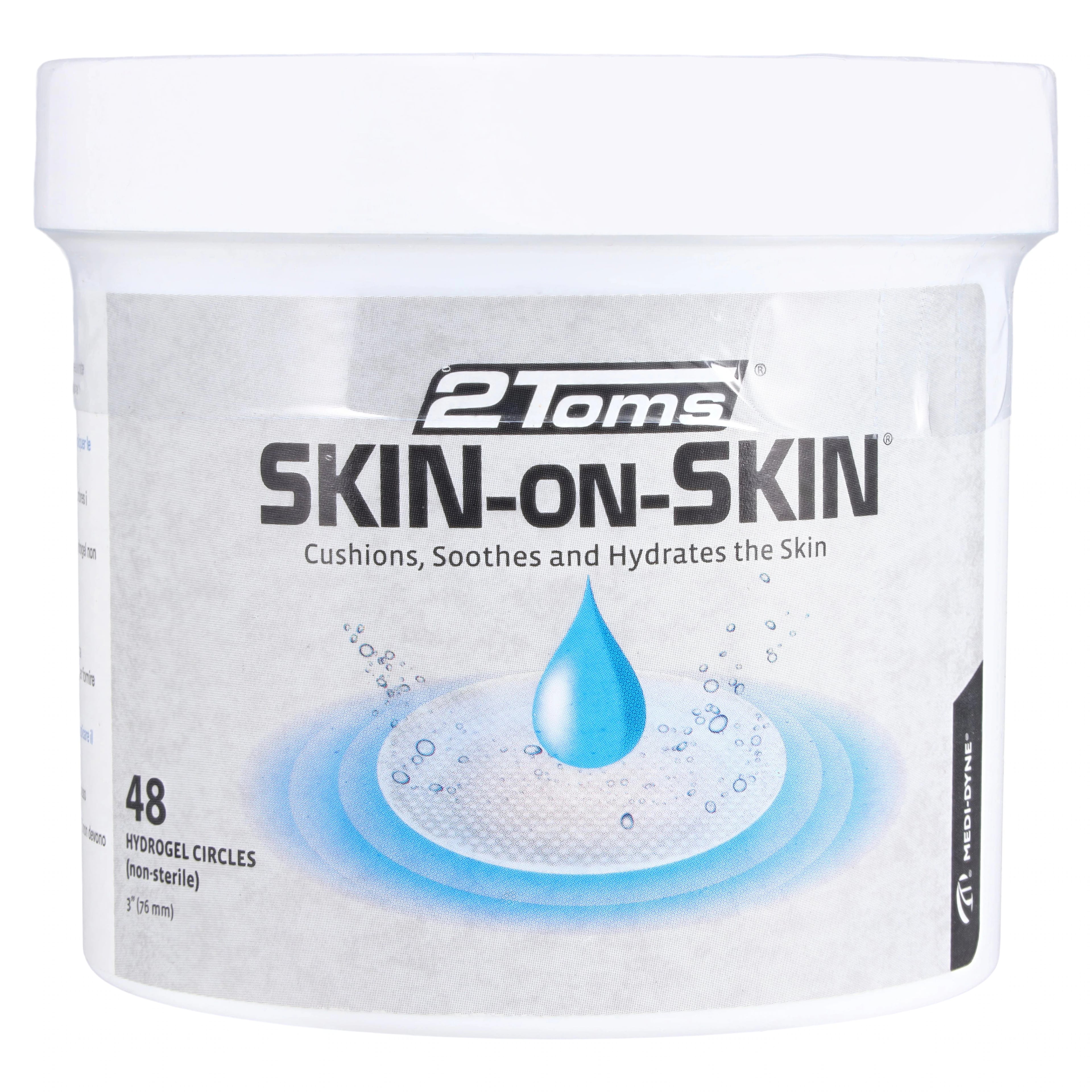 Medi-Dyne Skin-On-Skin Circles Hydrogel/Mesh Dressing, 3" Diameter