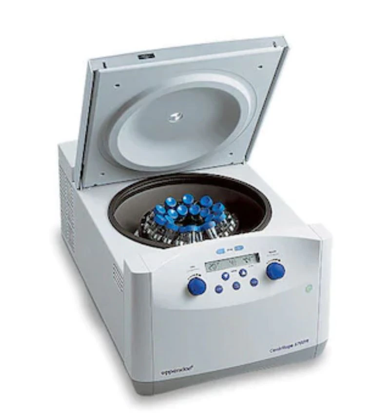 Eppendorf 5702R Refrigerated Centrifuge, 4 x 100 mL, 4400 rpm, Without Rotor