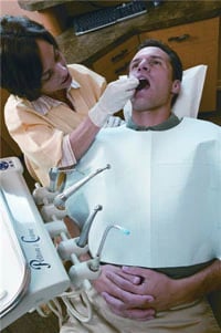 Tidi Products Patient Bib, Chainless, Tissue/Poly Embossed Slipover, 18" x 30", White, 500/Case