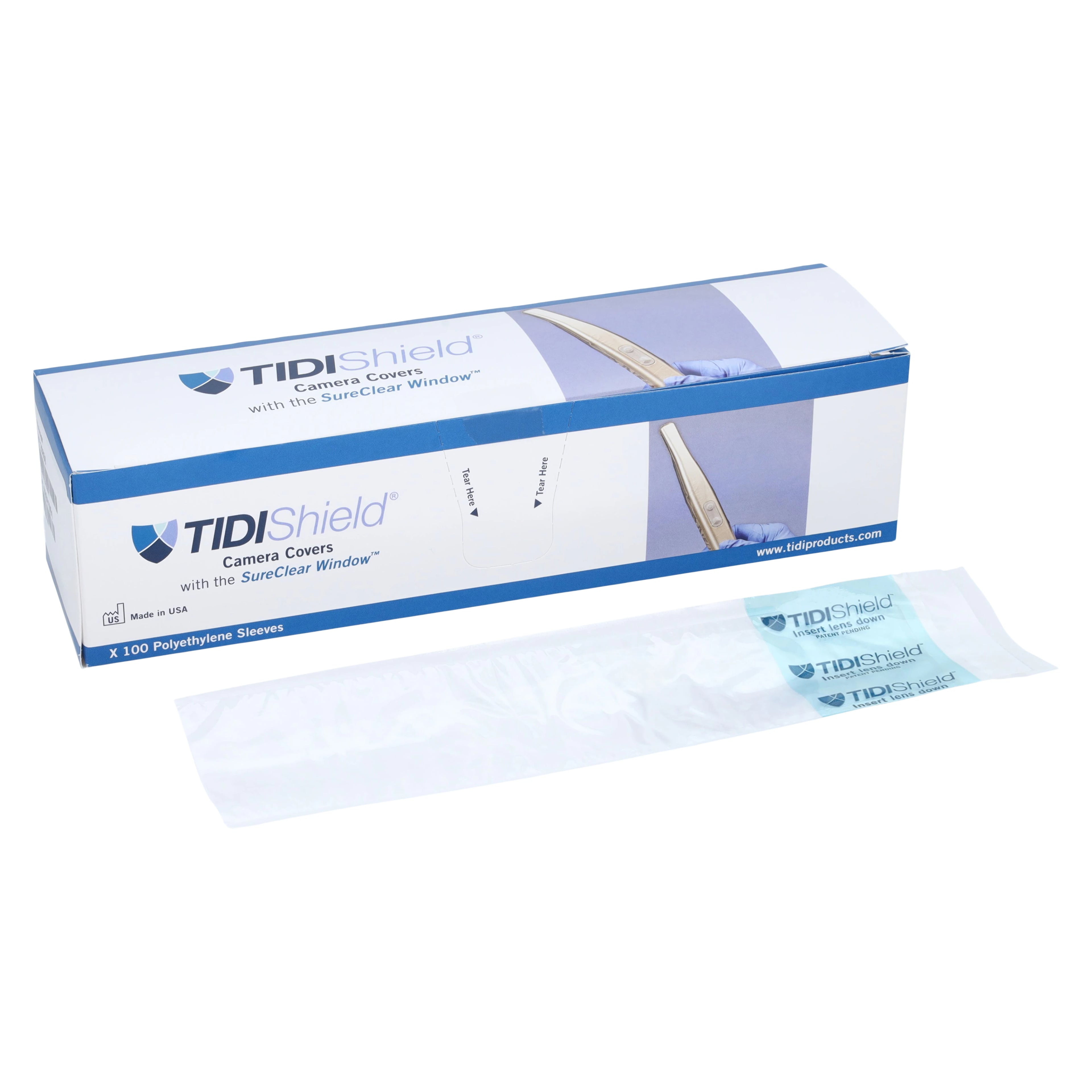 TidiShield Intraoral Camera Sheaths for Dentsply Sirona Insight, Latex-Free, 100/Box, 20856