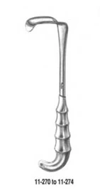 Miltex Kelly Retractor, Hollow Grip Handle, 10" x 3" x 2-1/2", Stainless Steel