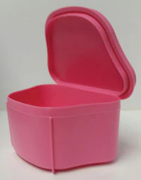 Den-Shur Appliance Case, Pink with Snap-On Lid, 12/Package