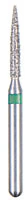 BluWhite Diamond Bur FG 216C, Coarse, Flame, Friction Grip, 5/Pk