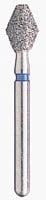 BluWhite Diamond™ Bur FG #460R, Regular Grit, Football Shape, Occlusal, Friction Grip, Blue Ring, 3.3 mm Diameter, 4.6 mm Length, 5/Pkg