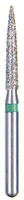 Kerr BluWhite Diamond Bur FG #246 Coarse Flame, Friction Grip, 5/Pack