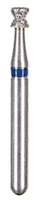Kerr BluWhite Diamond Bur FG 472R, Regular Grit, Inverted Cone, 1.6mm, Pack of 5