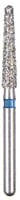 Kerr BluWhite Diamond Bur, Friction Grip (FG), Regular, Round End Taper, #FG765, Pack of 5